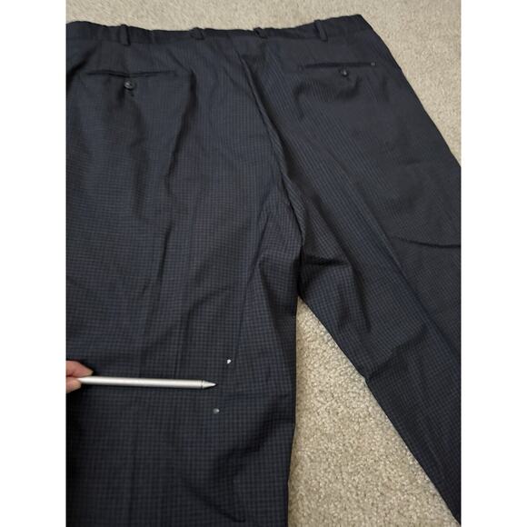 Britches Made In Italy Mens Size 40 R Worsted Wool Dress Black Gray - Picture 9 of 9